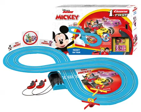 Carrera 63046 FIRST Mickey on Tour / Rennstrecke / Streckenlänge 2,4 m / ab 3 Jahren