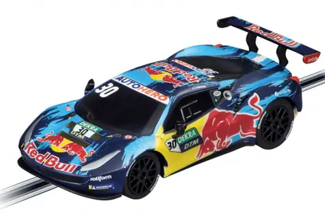 Carrera 64197 GO Ferrari 488 GT3 Red Bull / Rennwagen / 1:43 / ab 6 Jahren