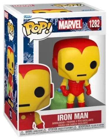 Funko POP MARVEL: Holiday - Iron Man mit Tasche / ab 3 Jahren