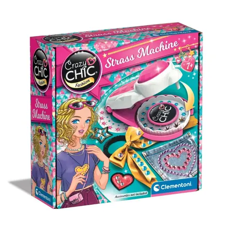 Clementoni Crazy CHIC - Maschine zum Verzieren mit Strasssteinen / ab 7 Jahren