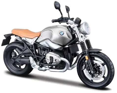 Maisto BMW R nine T Scrambler silber / Maßstab 1:12 / Ständer / ab 3 Jahren