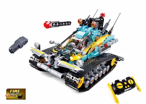 Sluban Power Bricks M38-B1021 Tracked Scorpion R/C / Lego - kompatibel / Anzahl der Figuren|Stücke: 1|530 / ab 8 Jahren