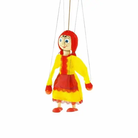 Tschechisch Holzspielzeug Holzpuppen - Mädchen / ab 3 Jahren