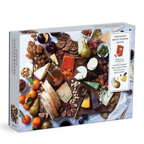 Galison Puzzle Käseverkostungsbrett / 1000 Teile / ab 8 Jahren