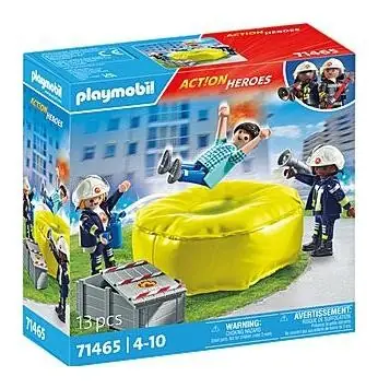 Playmobil Action Heroes 71465 Feuerwehrmänner mit Luftkissen / Stückzahl: 13 / ab 4 Jahren