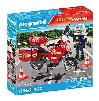 Playmobil Action Heroes 71466 Feuerwehrauto am Unfallort / Anzahl Teile: 21 / ab 4 Jahren