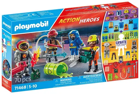 Playmobil® Action Heroes 71468 Meine Figuren: Feuerwehrleute / Teileanzahl: 70 / ab 4 Jahren