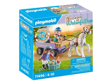 Playmobil Horses of Waterfall 71496 Ponykutsche / Anzahl Teile: 33 / ab 4 Jahren  