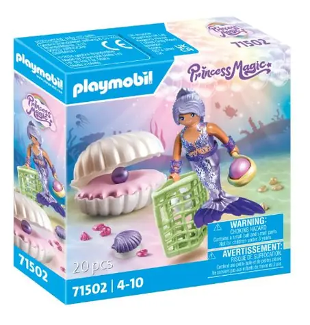 Playmobil Princess Magic 71502 Meerjungfrau mit Perlenmuschel / Anzahl Teile: 20 / ab 4 Jahren