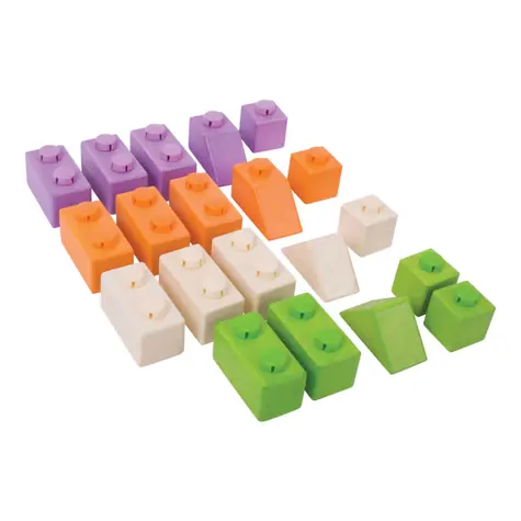 Bigjigs Baby Holzverbindungswürfel Basisset / ab 1 Jahr