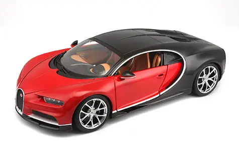 Bburago PLUS Buggati Chiron rot / Maßstab 1:18 / ab 3 Jahren 