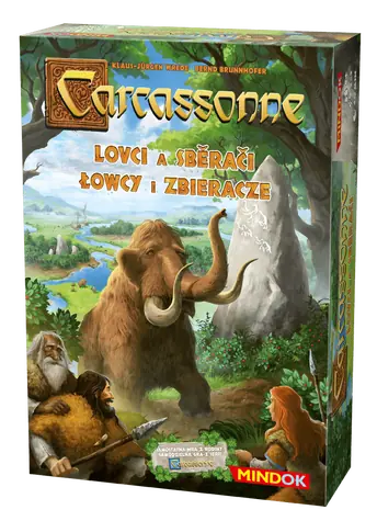 Mindok Carcassonne: Jäger und Sammler / Spieldauer: 40 Minuten / Anzahl der Spieler: 2 - 5 / ab 8 Jahren