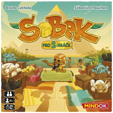 Mindok Sobek für 2 Spieler / Spieldauer: 20 Minuten / Anzahl Spieler: 2 / ab 10 Jahren