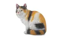 Collecta 3-farbige sitzende Hauskatze / ab 3 Jahren
