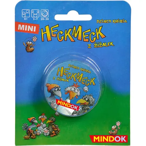 Mindok Heckmeck aus Earthworms Mini / Spieldauer: 20 Minuten / Spieleranzahl: 2-7 / ab 8 Jahren