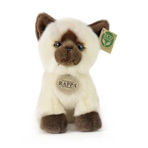 Rappa Plüsch Siamkatze 18 cm / UMWELTFREUNDLICH / ab 0 Monaten 