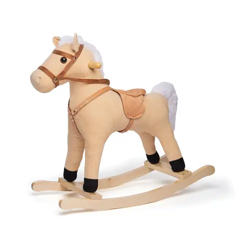 Bigjigs Toys Schaukelpferd aus Holz beige / ab 1 Jahr