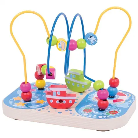Bigjigs Baby Holz-Motorlabyrinth des Meeres / ab 12 Monaten
