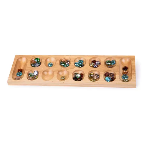Bigjigs Toys Spiel mit Mankala-Steinen / ab 3 Jahren