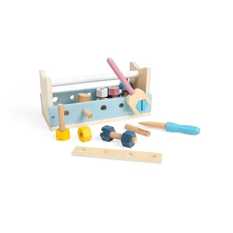 Bigjigs Toys Werkzeugkasten 2 in 1 / ab 18 Monaten