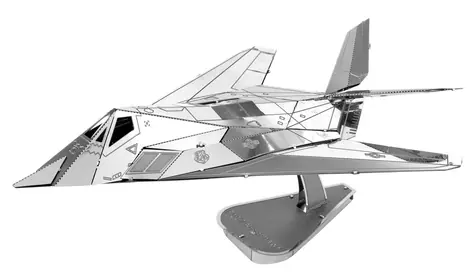 Metal Earth 3D Puzzle Lockheed F-117 Nighthawk / 14 Teile / ab 14 Jahren
