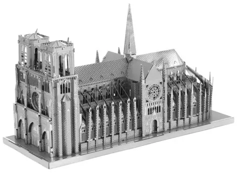 Metal Earth 3D-Puzzle Kathedrale Notre-Dame / 75 Teile / ab 14 Jahren