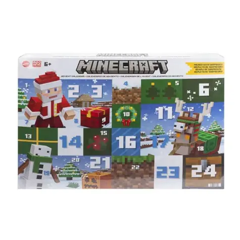 Mattel HXM86 Minecraft Adventskalender 2024 / ab 3 Jahren