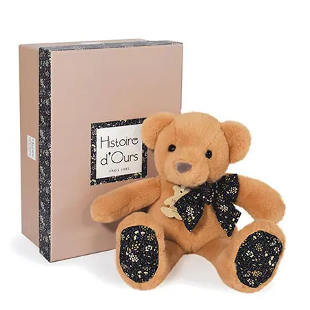 Doudou Histoire d´Ours Plüschfreund hellbrauner Teddybär 25 cm / ab 0 Jahren