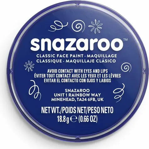 SNAZAROO Gesichtsfarbe Dunkelblau 18ml