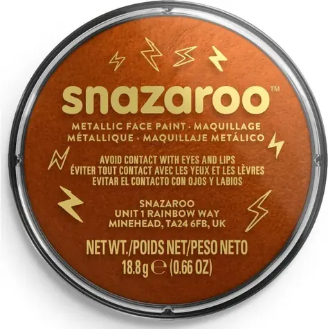 SNAZAROO Gesichtsfarbe Metallic Kupfer 18ml