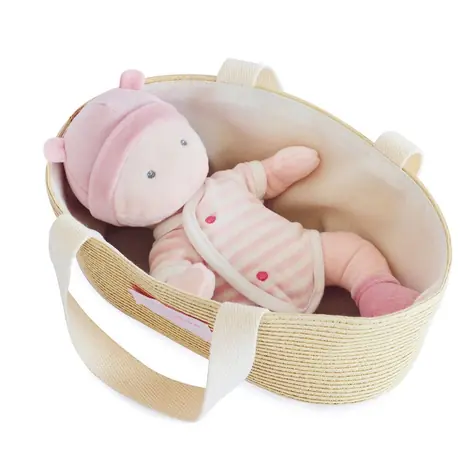 Doudou Jolijou Pola Puppe in einer Kinderwagentasche 28 cm / ab 0 Jahren