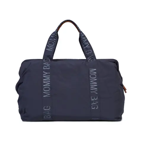 Childhome Wickeltasche Mommy Bag Signature Urban Dark Grey
