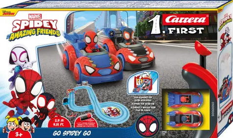 Carrera 63050 FIRST Spidey Go Webs Go / Autorennbahn / Rundkurslänge 2,9 m / ab 3 Jahren