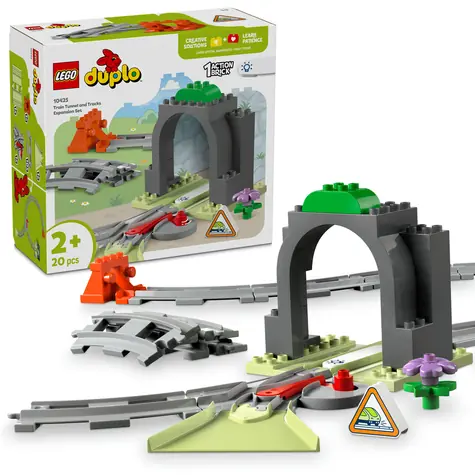 LEGO® DUPLO® 10425 Eisenbahntunnel und Gleise - Erweiterungsset / Anzahl der Teile: 20 / ab 2 Jahren