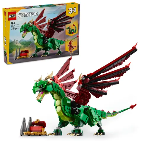 LEGO® Creator 3-in-1 31161 Mittelalterlicher Drache / Anzahl der Teile: 715 / ab 9 Jahren