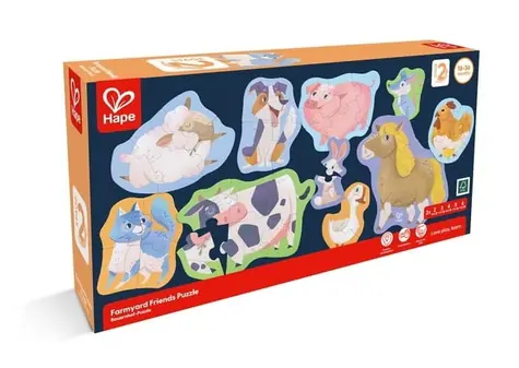 Hape Puzzle - Bauernhoffreunde / ab 1 Jahr