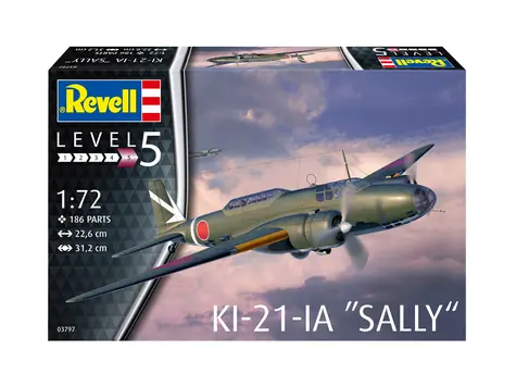 Revell Ki-21-LA Sally / Plastikmodell / 1:72