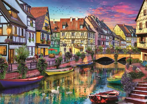 Trefl - Puzzle - Colmar, Frankreich / 2000 Teile / 96 x 68 cm / ab 15 Jahren