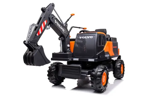 Eljet Kinder Elektrobagger Volvo orange / 70W / Geschwindigkeit 3-8km/h / Tragkraft 35kg