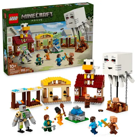 LEGO® Minecraft® 21273 Monsterballon und Dorfangriff / Teileanzahl: 555 / ab 10 Jahren