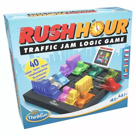ThinkFun Rush Hour / Spieldauer: 10-120 Minuten / Anzahl Spieler: 1 / ab 8 Jahren