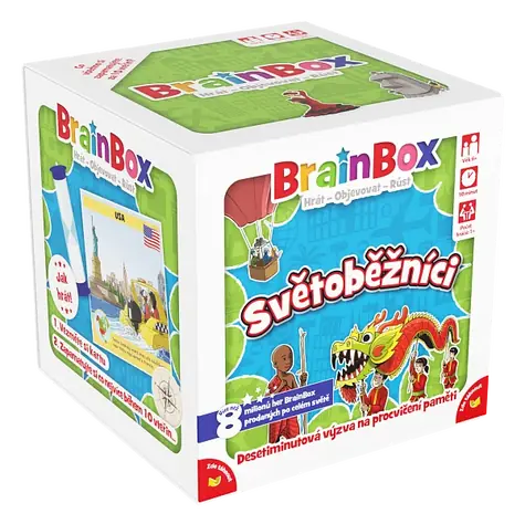 Asmodee BrainBox - Weltenbummler / Spieldauer: 10 Minuten / Spielerzahl: 1+ / ab 6 Jahren