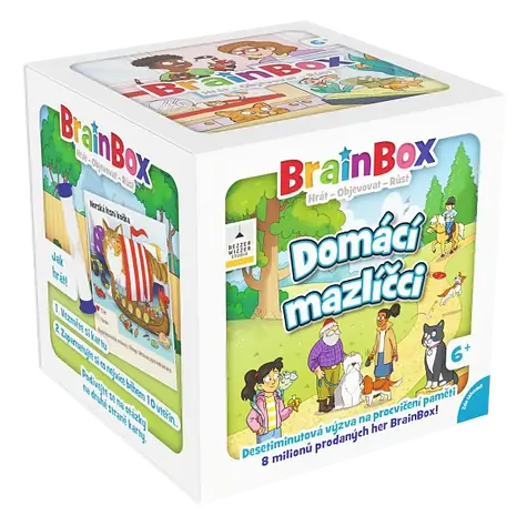 Asmodee BrainBox - Haustiere / Spieldauer: 10 Minuten / Spielerzahl: 1+ / ab 6 Jahren