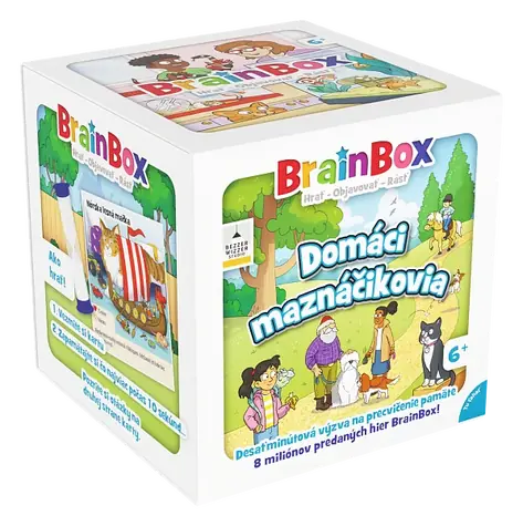 Asmodee BrainBox - Haustiere SK / Spieldauer: 10 Minuten / Spielerzahl: 1+ / ab 6 Jahren