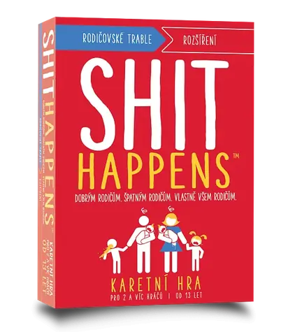 Asmodee Shit Happens: Parental Trouble / Spieldauer: 20 Minuten / Spielerzahl: 2+ / ab 13 Jahren