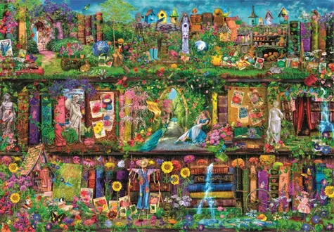 Clementoni PUZZLE Gartenregale / 6000 Teile / ab 15 Jahren
