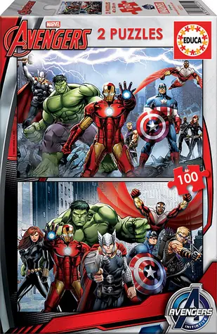 Educa Puzzle Avengers / Vereinigung 2x100 Teile / ab 6 Jahren