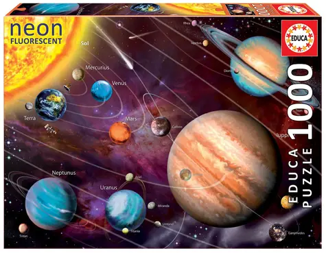 Educa Leuchtpuzzle Sonnensystem / 1000 Teile / ab 14 Jahren