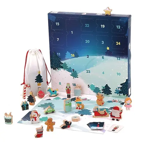 Vilac Adventskalender Tasten und Finden / ab 2 Jahren