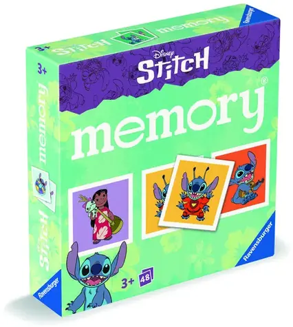 Ravensburger Pexeso Disney: Stitch / Spieldauer: 20 Minuten / Anzahl Spieler: 2-6 / ab 4 Jahren